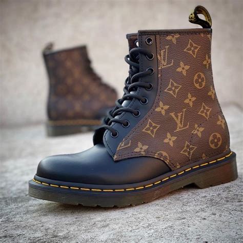 Louis Vuitton Dr Martens White 